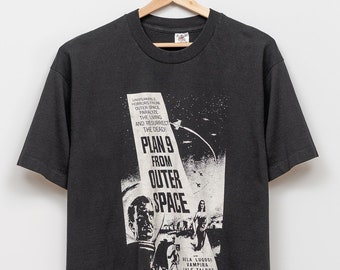 90s Vintage Plan 9 From Outer Space Movie T-Shirt