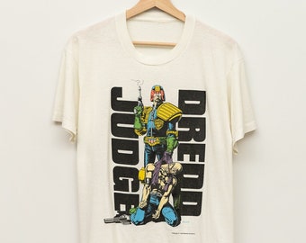 1989 Vintage Judge Dredd Comic T-Shirt