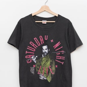 1990 Single-Stitch SNL John Belushi Vintage TV Show Promo T-Shirt