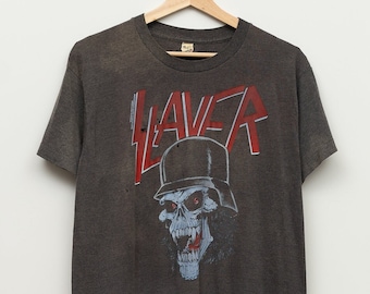 80s Vintage Slayer Music Promo T-Shirt