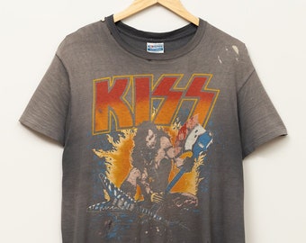 1985 Vintage Kiss Tour Promo T-Shirt