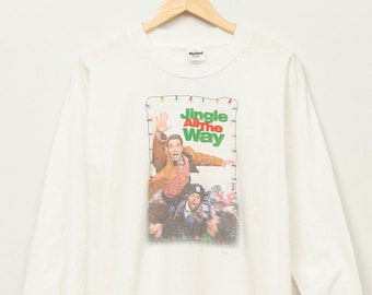1996 Vintage Jingle All the Way Movie Promo T-Shirt