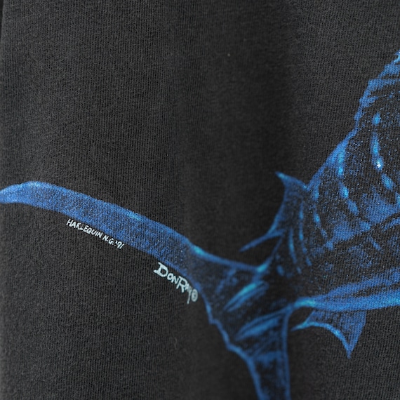 1991 Single-Stitch Swordfish Vintage Animal Art T… - image 4