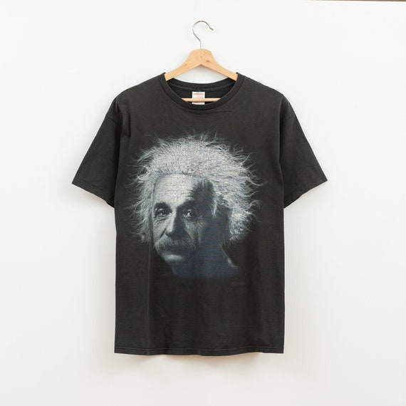 Late 90s Albert Einstein Art Vintage T-Shirt - image 1