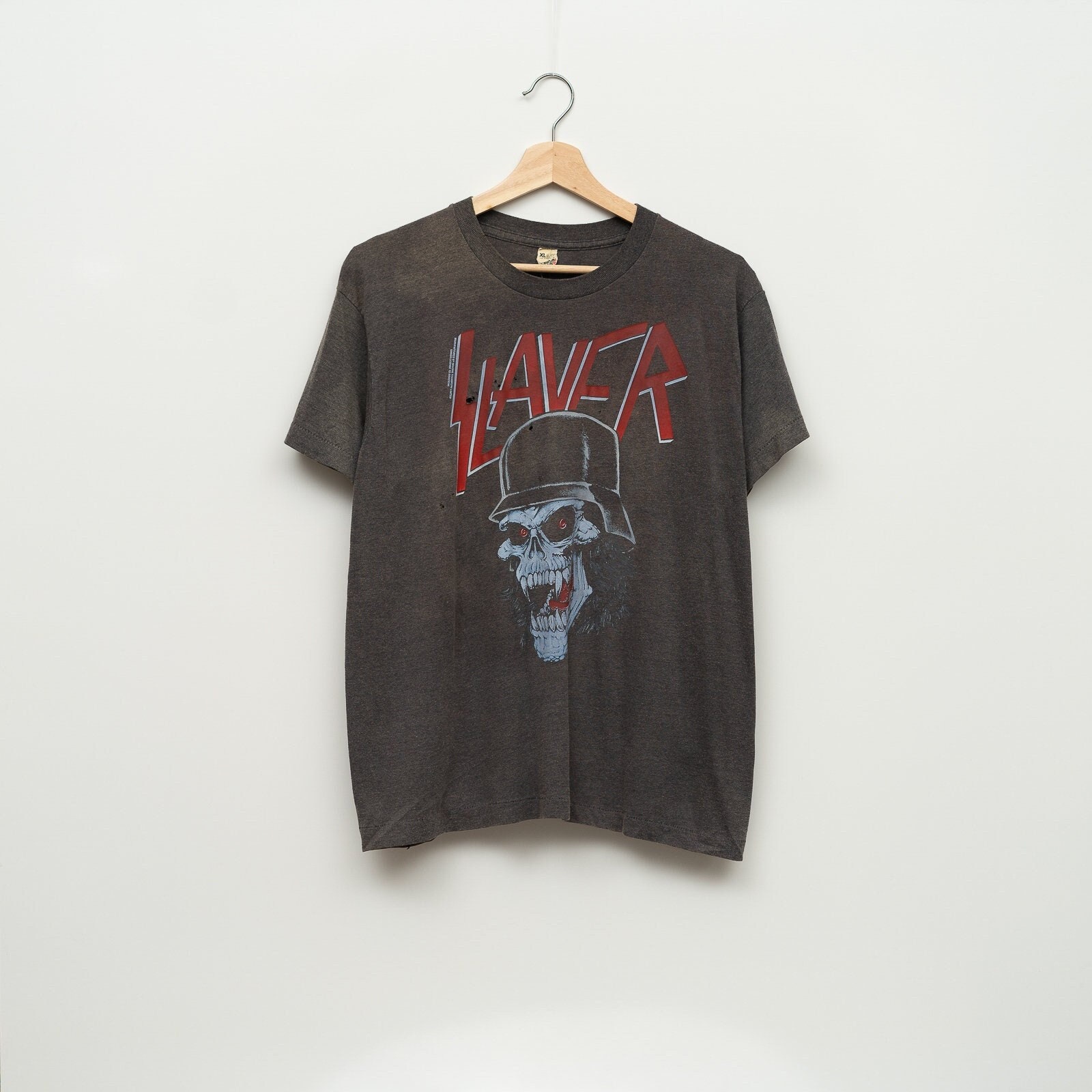 80s Vintage Slayer Music Promo T-shirt - Etsy