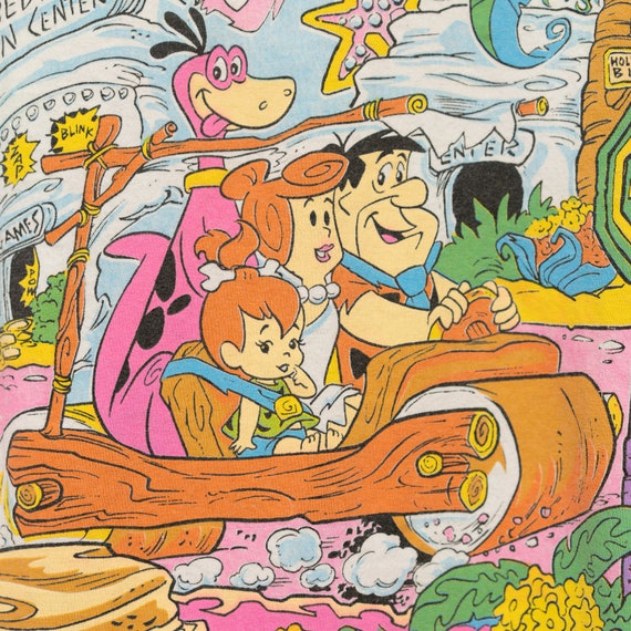 1994 Vintage The Flintstones Cartoon T-Shirt - image 5