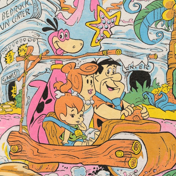 1994 Vintage The Flintstones Cartoon T-Shirt - image 4