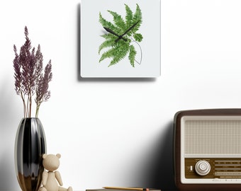 Botanical Wall Clock