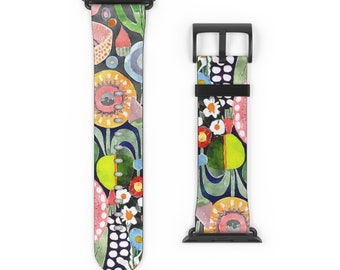Funky Flower horlogeband vervangende horlogeband cadeau