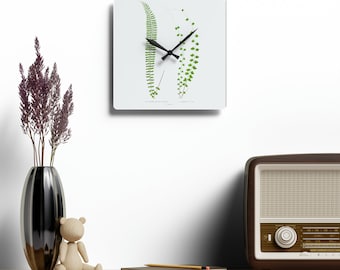 Botanical Wall Clock