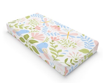 Spring Baby Changing Pad Cover