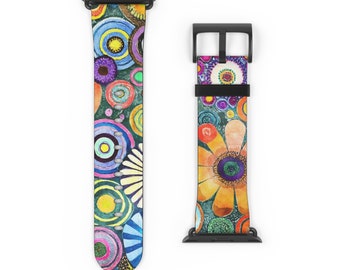 Funky Daisy Watch Band Flower Replacement Watch Band Gift