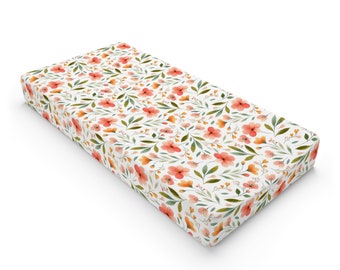 Floral Baby Changing Pad Cover