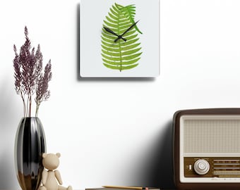 Botanical Wall Clock