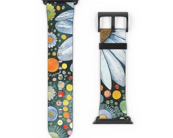 Funky Daisy Flower Watch Band Replacement Watch Band Gift