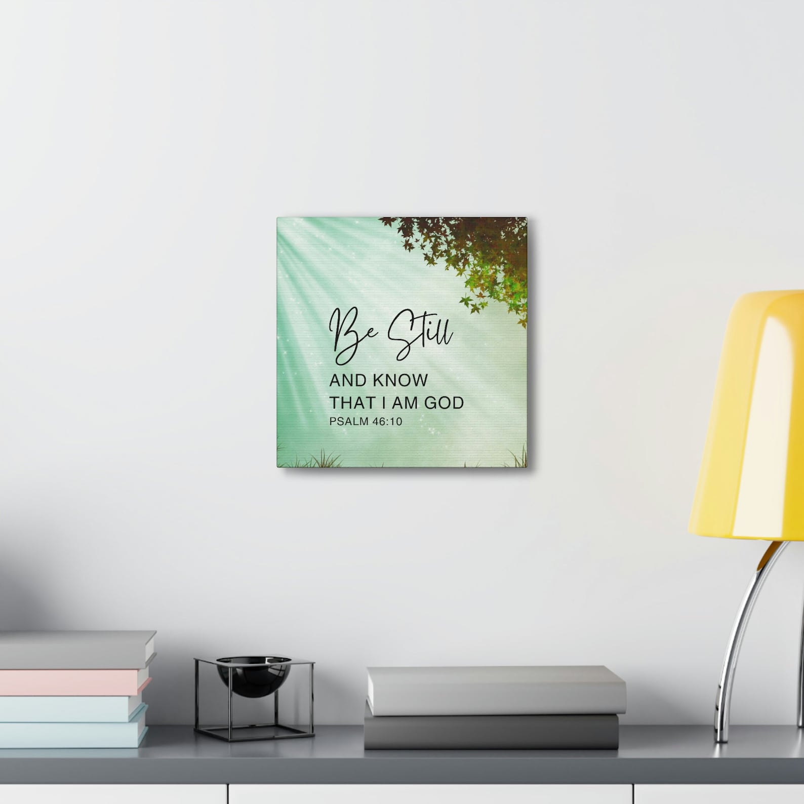 Canvas Wall Art Be Still and Know That I Am God Canvas Gallery Wraps ...