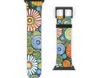 Funky Daisy Flower Watch Band Replacement Watch Band Gift