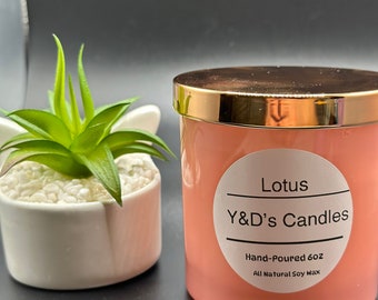 Handmade, hand-poured Citrus Scented All natural soy Candles