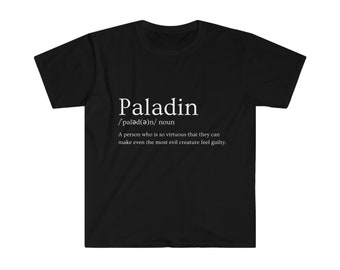 Paladin Definition Tee | DND | DND Shirt | DND Gift