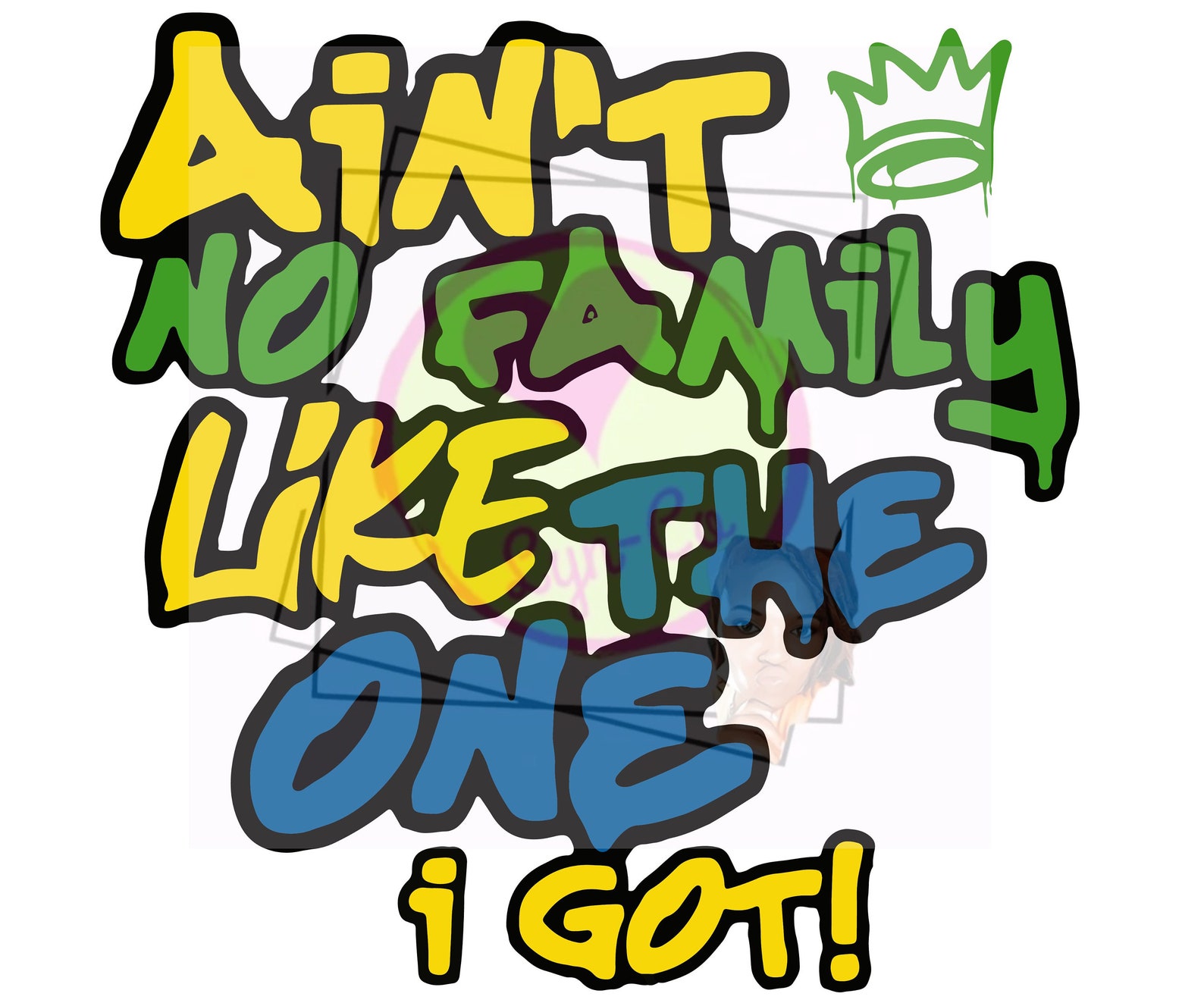 Ain't No Family Like the One I Got Png - Etsy