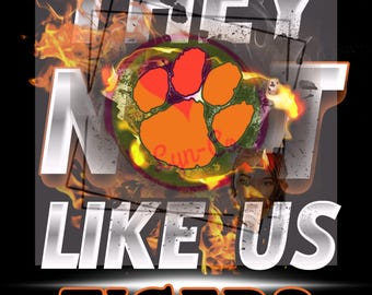 They Not Like Us Shirt | Game Day T-shirt | Mascot Shirt | Tiger Mascot