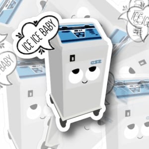 NICU Nurse Sticker, NICU Nurse, Cooling Sticker, NICU Sticker, Funny nicu sticker, pegatinas de enfermera, pegatinas de refrigeración nicu