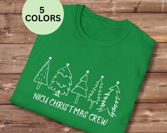 NICU Christmas Crew Shirt: Holiday Nurse Gift