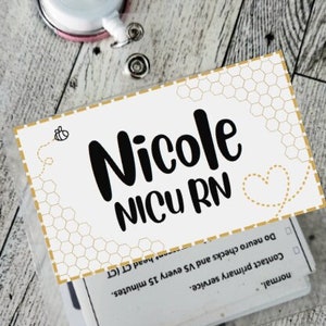 Badge personnalisable bourdon : Infirmière, Enseignant