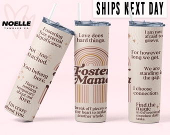 Foster Mama Tumbler Foster Mom Gift for Mother's Day Gift for New Foster Mom Foster Care Gifts Foster Mom Mug Foster Mama Travel To-Go Cup