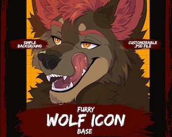 Canine Furry Headshot Base | Usable as Icon and Profile Picture
