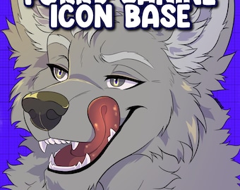 Canine Furry Headshot Base | Usable as Icon and Profile Picture