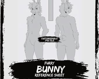 Cheap Furry Bunny Anthro Base