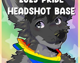 Pride 2025 | Furry Headshot Base