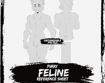 Cheap Furry Feline Anthro Base