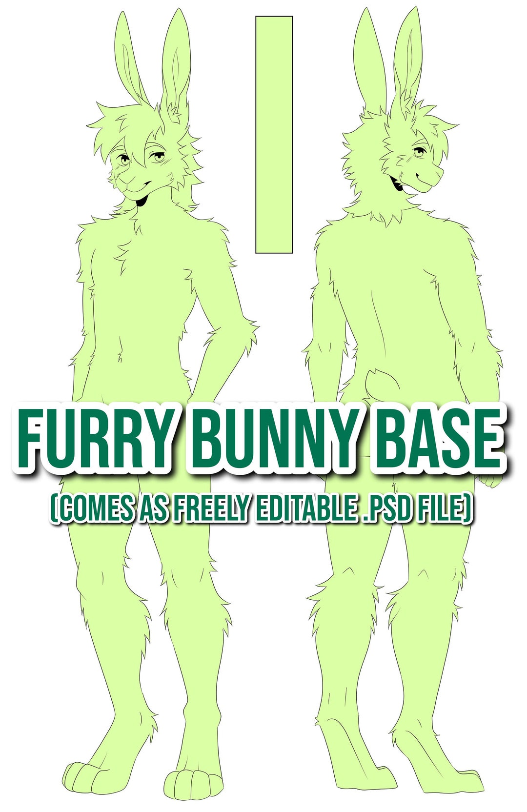 Cheap Furry Bunny Anthro Base - Etsy
