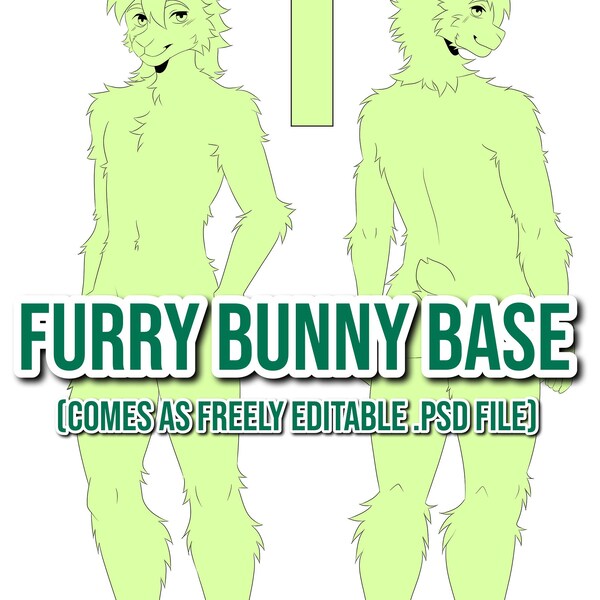 Bunny Furry Art - Etsy