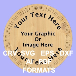 Cribbage Board Template - Etsy