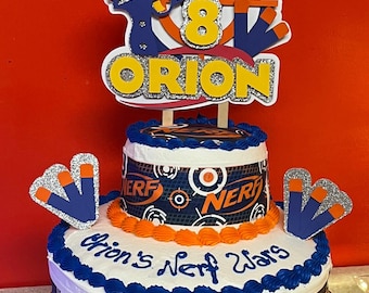 Nerf - Dart Party Birthday Cake Topper
