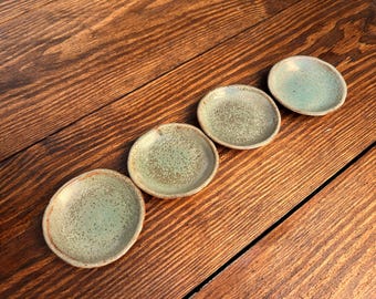 Ceramic Trinket Dishes Small Handmade Pottery Earth Tones