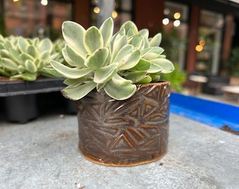 Indoor Planter Handmade Pottery Small