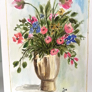bloemstukken, bloemenbundels, handgeschilderde bloemen, aquarellen en originele prints.