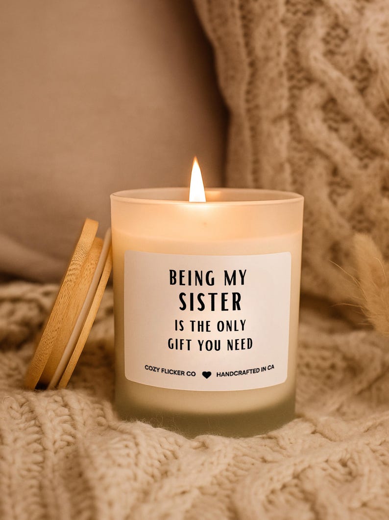 Frosted Glass Soy Candle