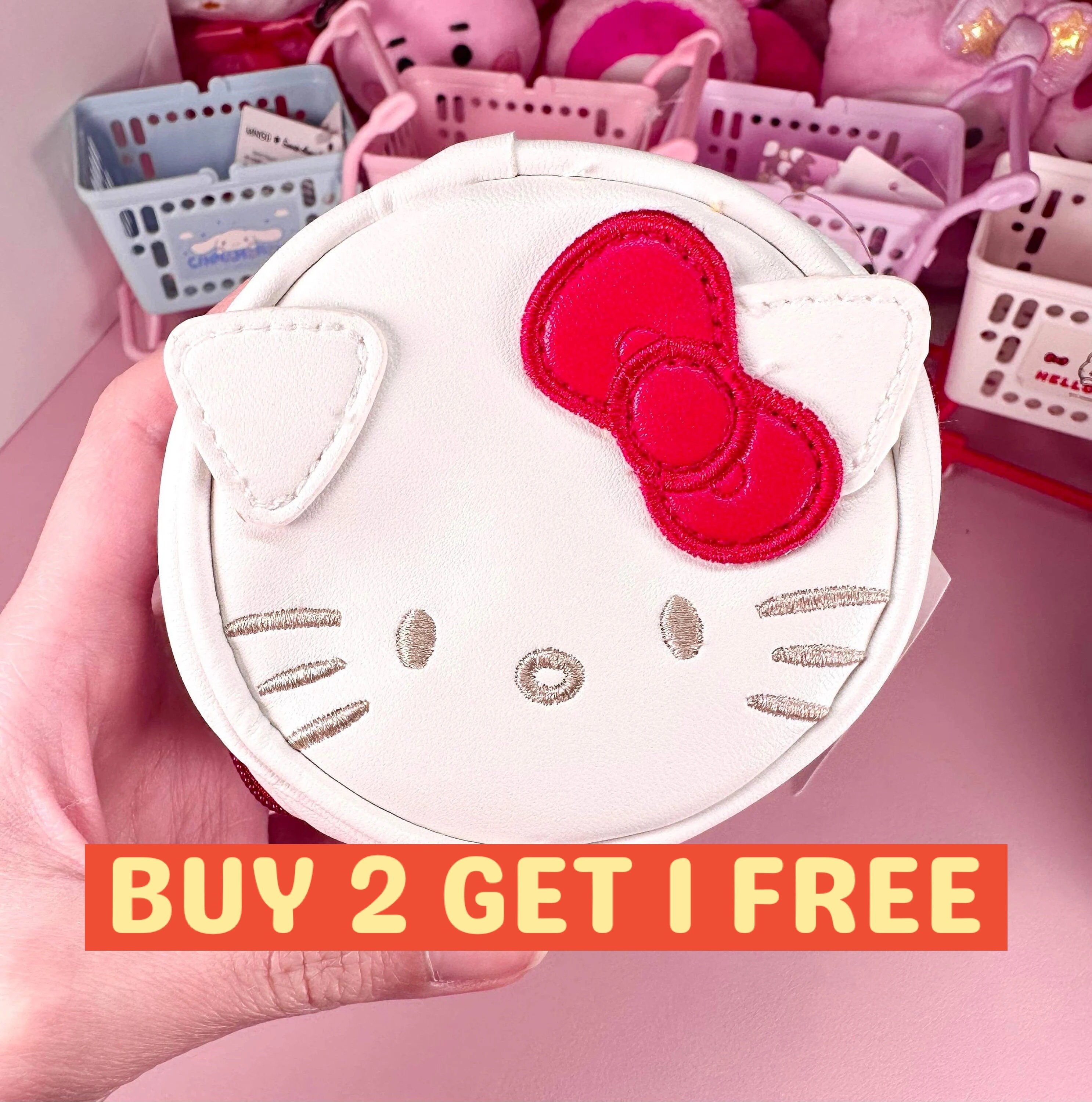 Clutch Bag Mini Cute Purse Coin Pouch Sanrio Wallet Hello Kitty Bag Pink Coin  Purse Love