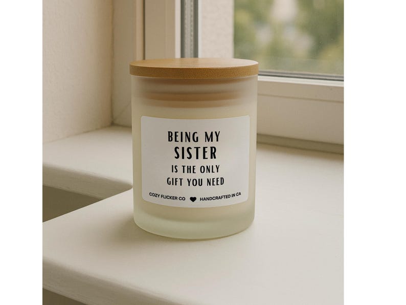 Frosted Glass Soy Candle - Thumbnail 3