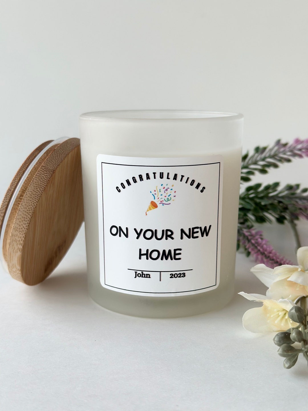 Housewarming Candle New Home Candle Personalized Gift New Etsy