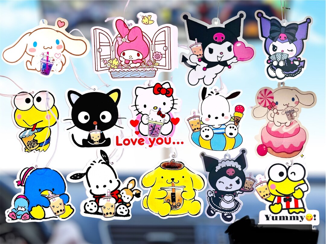 Kawaii Air Fresheners Japanese Inspired Character Kuro Melo Kitty