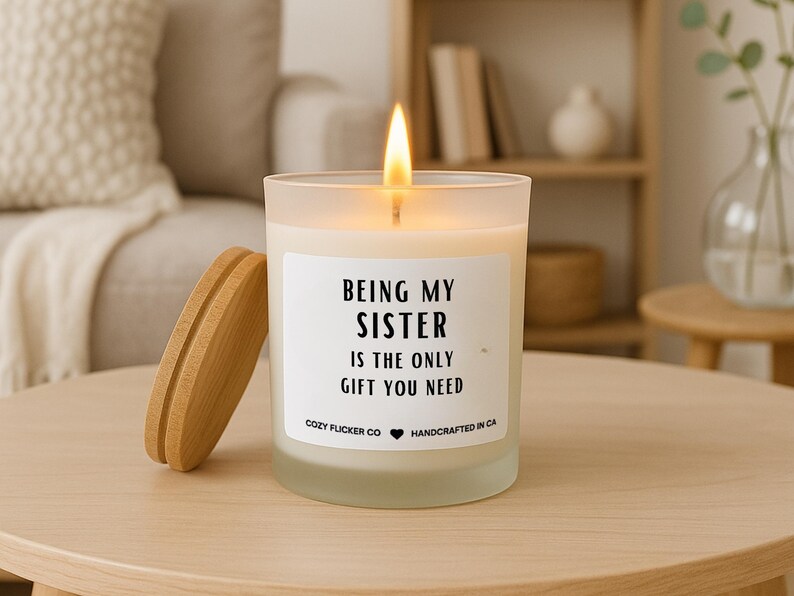Frosted Glass Soy Candle - Thumbnail 4