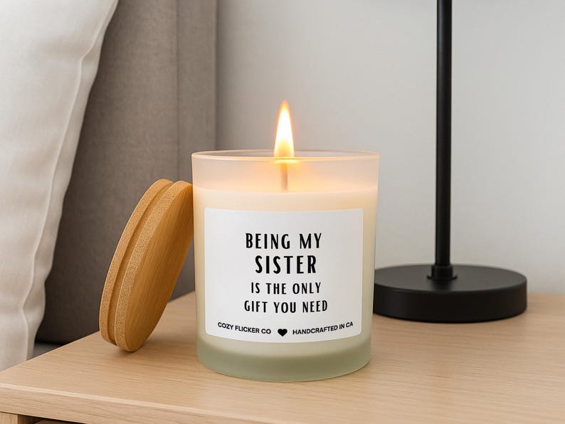 Frosted Glass Soy Candle - Thumbnail 2