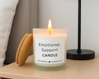 Vela de apoyo emocional Velas divertidas Regalo divertido para el mejor amigo Regalos de cumpleaños para el mejor amigo Regalos de Navidad para el mejor amigo Regalo divertido para la esposa