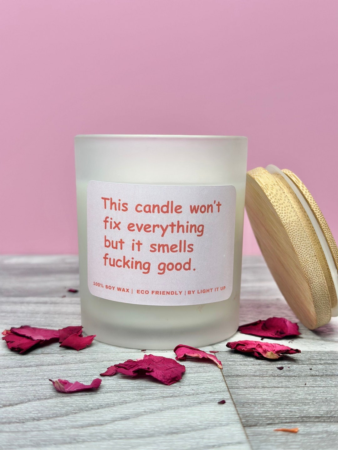 This Candle Wont Fix Everything but It Smells so Fucking Good Etsy